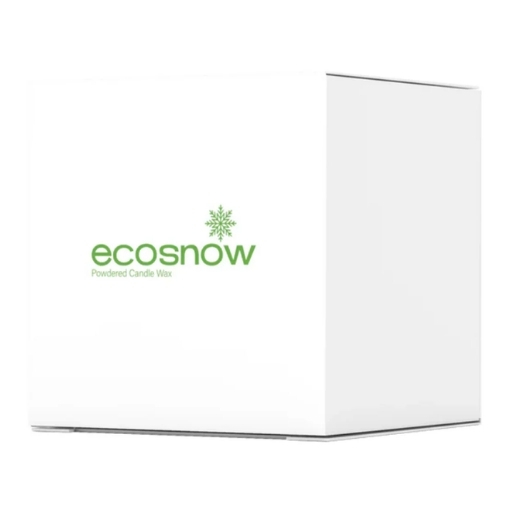 EcoSnow powder candle wax for luxury snow-effect candles. Ideal for festive and decorative candle making in Dubai.