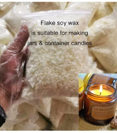 Granular hard soy candle wax 101 flakes for mold and pillar candle making 1kg