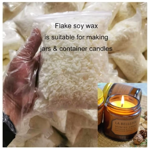 Hard soy wax 101 flakes for mold and pillar candles. Buy in Dubai for high-quality