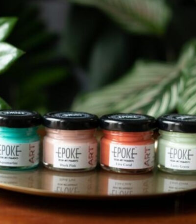 Pastel POP Mini Pigment Kit with soft pastel colors for resin art, Jesmonite projects, candle making, and DIY crafts