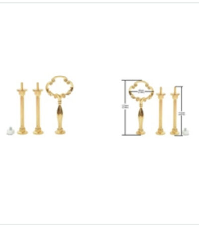 Sunflower cake plate stand gold for elegant cake and dessert display at weddings and events