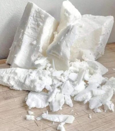 Natural coconut wax extracted from plants for candle making and DIY crafts