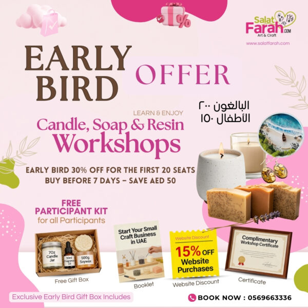 Candle, Soap, Resin Workshop