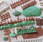 Charming Pastoral Fondant Silicone Mold for Cake Decorating & Chocolate Crafts - Image 2