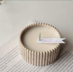 Premium Striped Candle Cup Silicone Mold – Modern Minimalist DIY Wax & Resin Mold - Image 6