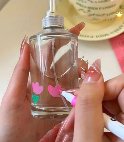 24 color acrylic paint marker set waterproof non bleeding for DIY art and craft projects