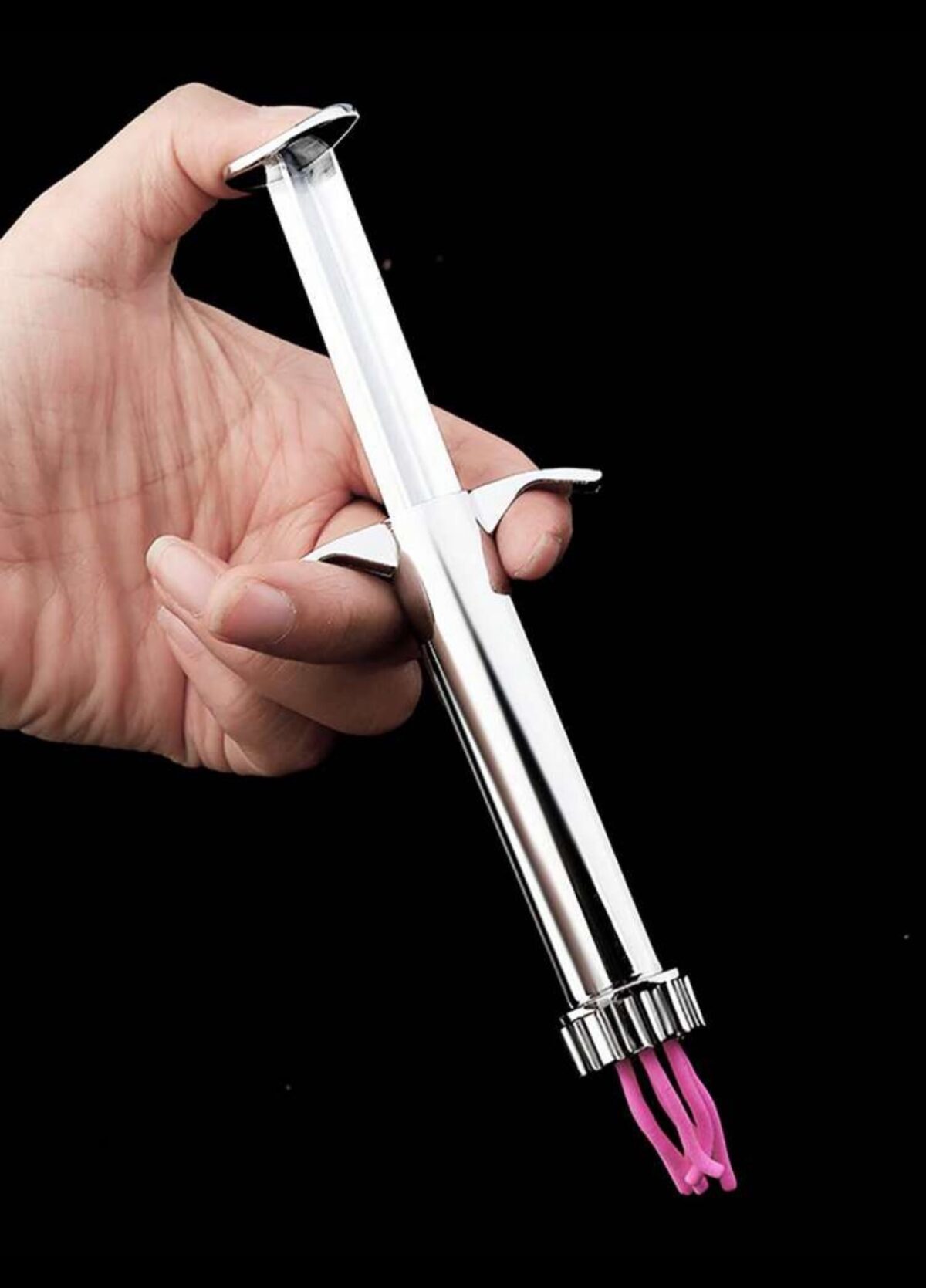 PROFESSIONAL Fondant Extruder Tool – Stainless Steel Clay Press for Cake & Doll Hair Decoration - Image 5