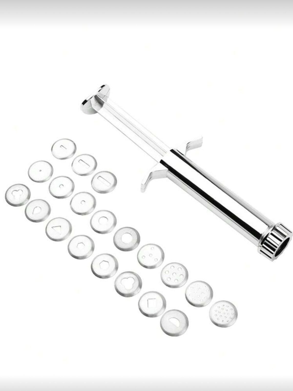 PROFESSIONAL Fondant Extruder Tool – Stainless Steel Clay Press for Cake & Doll Hair Decoration - Image 3