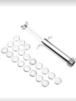 PROFESSIONAL Fondant Extruder Tool – Stainless Steel Clay Press for Cake & Doll Hair Decoration - Image 3