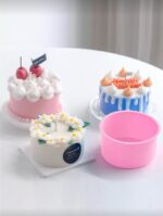 plain silicone mold simple diy candle resin baking mold