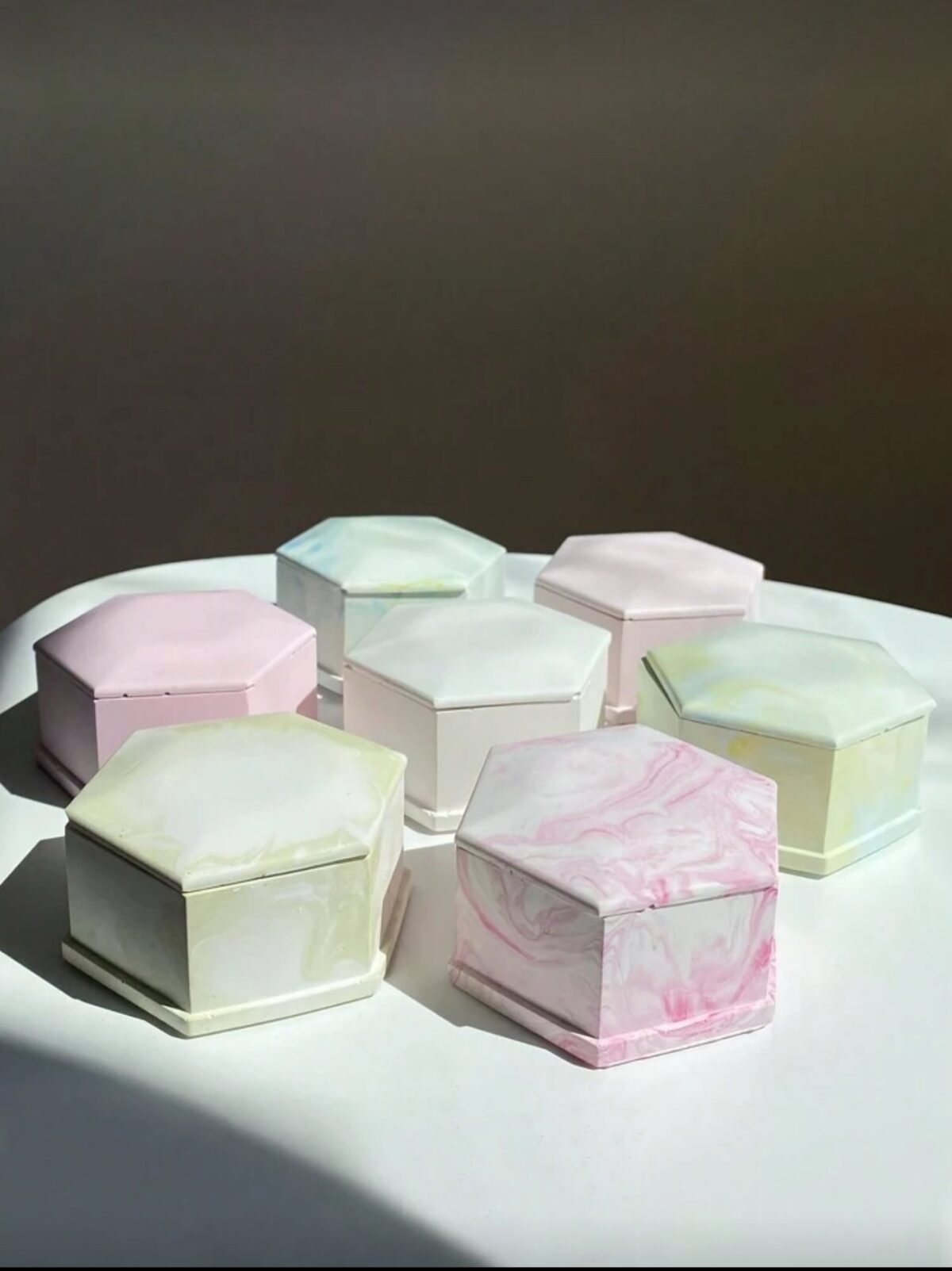 Hexagonal Resin Box Mold – Silicone Jewelry Storage Mold for DIY Epoxy Crafts - Image 4