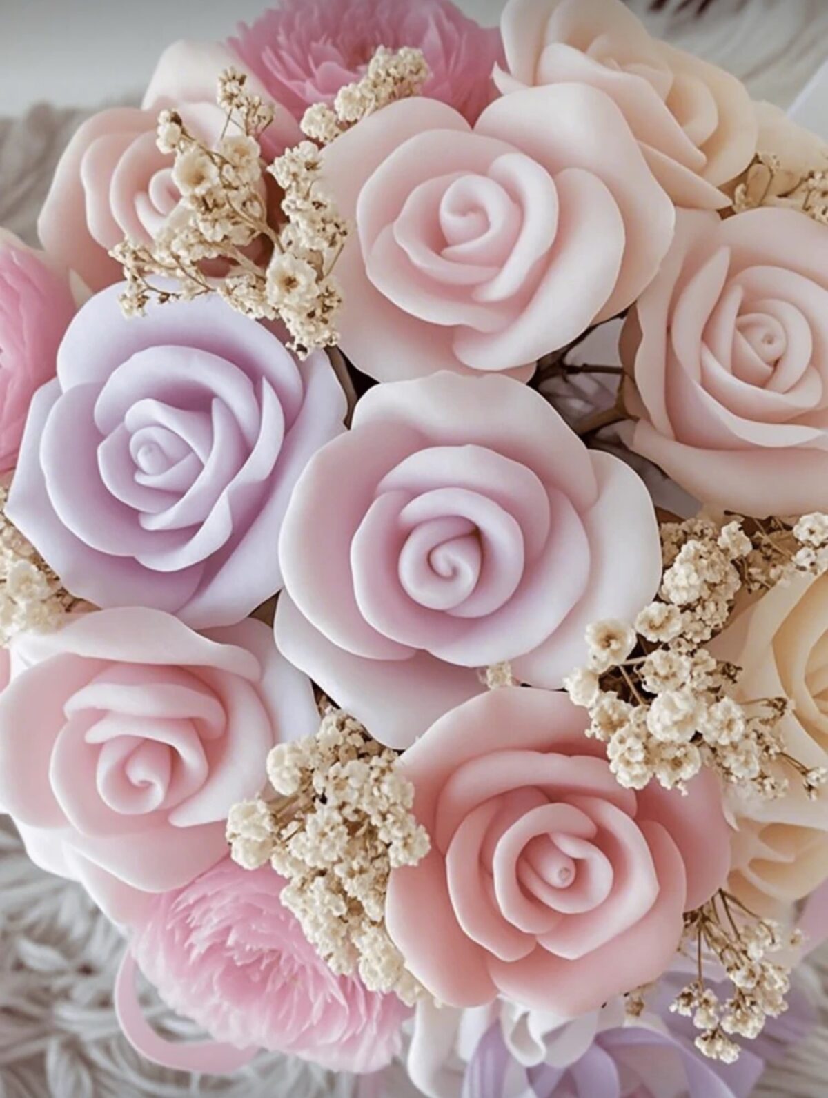 Floral Silicone Mold – 3D Asymmetrical Flower Mold for Candles, Soap & Aromatherapy Crafts - Image 4