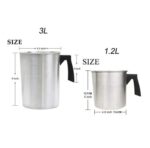 PROFESSIONAL Candle Making Pouring Pot – 3L Wax Melting Boiler with Dripless Spout - Image 4