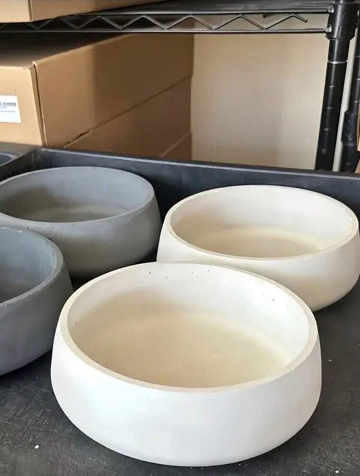 Premium Round Cement Flower Pot Mold – DIY Gypsum & Resin Storage Bowl - Image 8