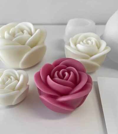 Moon shaped resin tray mold used for DIY candle holders and jewelry coaster resin crafts