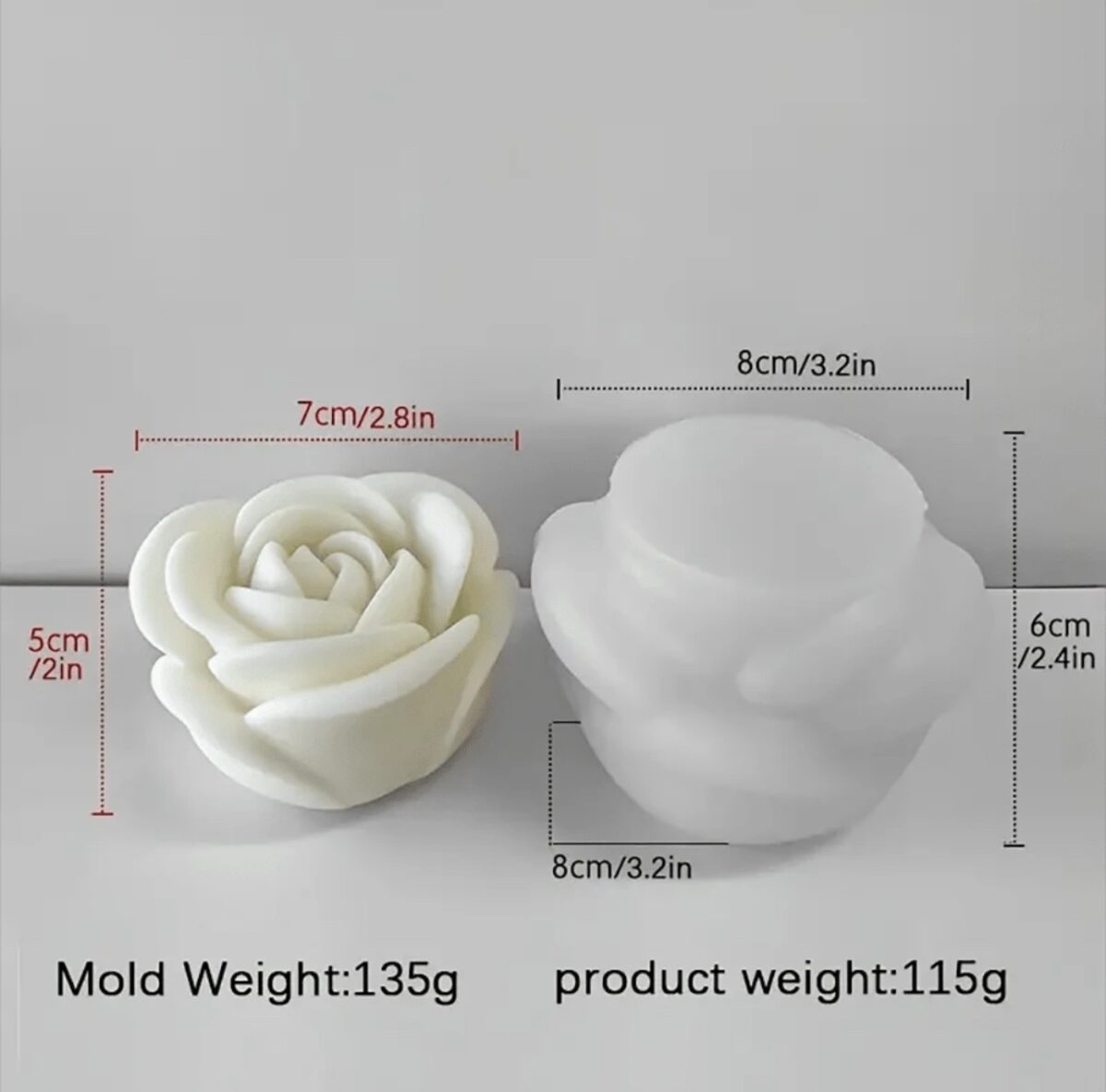 Elegant Moon Shaped Resin Tray Mold – DIY Candle Holder & Jewelry Coaster - Image 3