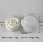 Elegant Moon Shaped Resin Tray Mold – DIY Candle Holder & Jewelry Coaster - Image 3