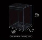 Premium Transparent PVC Plastic Packaging Box – Clear Display Boxes (10pcs) - Image 2