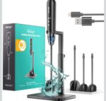 Professional cordless resin mixer with rechargeable design and multiple mixing paddles for DIY resin crafts