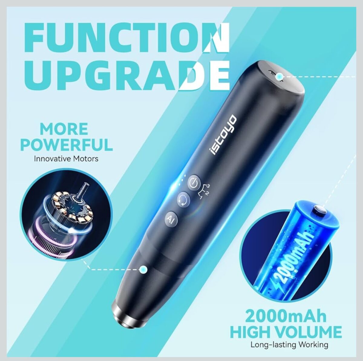 Professional Cordless Resin Mixer – 3-Speed AI Control DIY Stirrer - Image 8