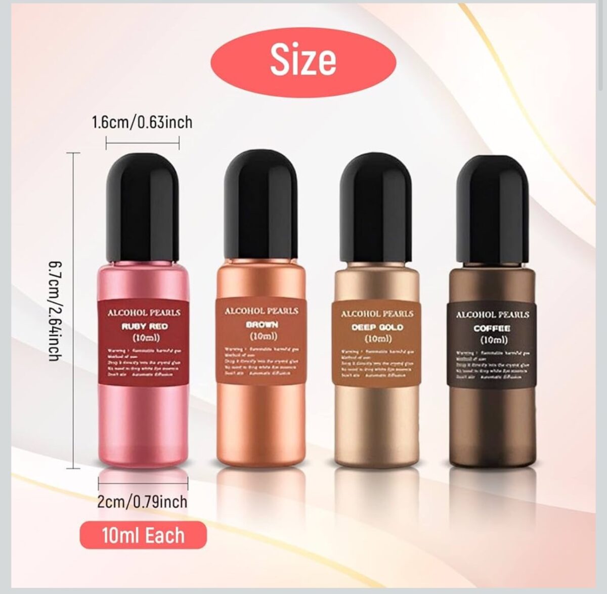 Premium Resin Dye Liquid Color Set – 12 Colors for Candle & Resin DIY (10ml) - Image 5