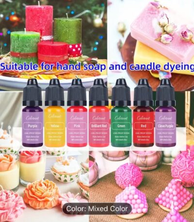 0.34oz × 20 Color Handmade Soap DIY Pigment Set, Suitable for Handmade Soap DIY Crafts, Candle DIY Crafts