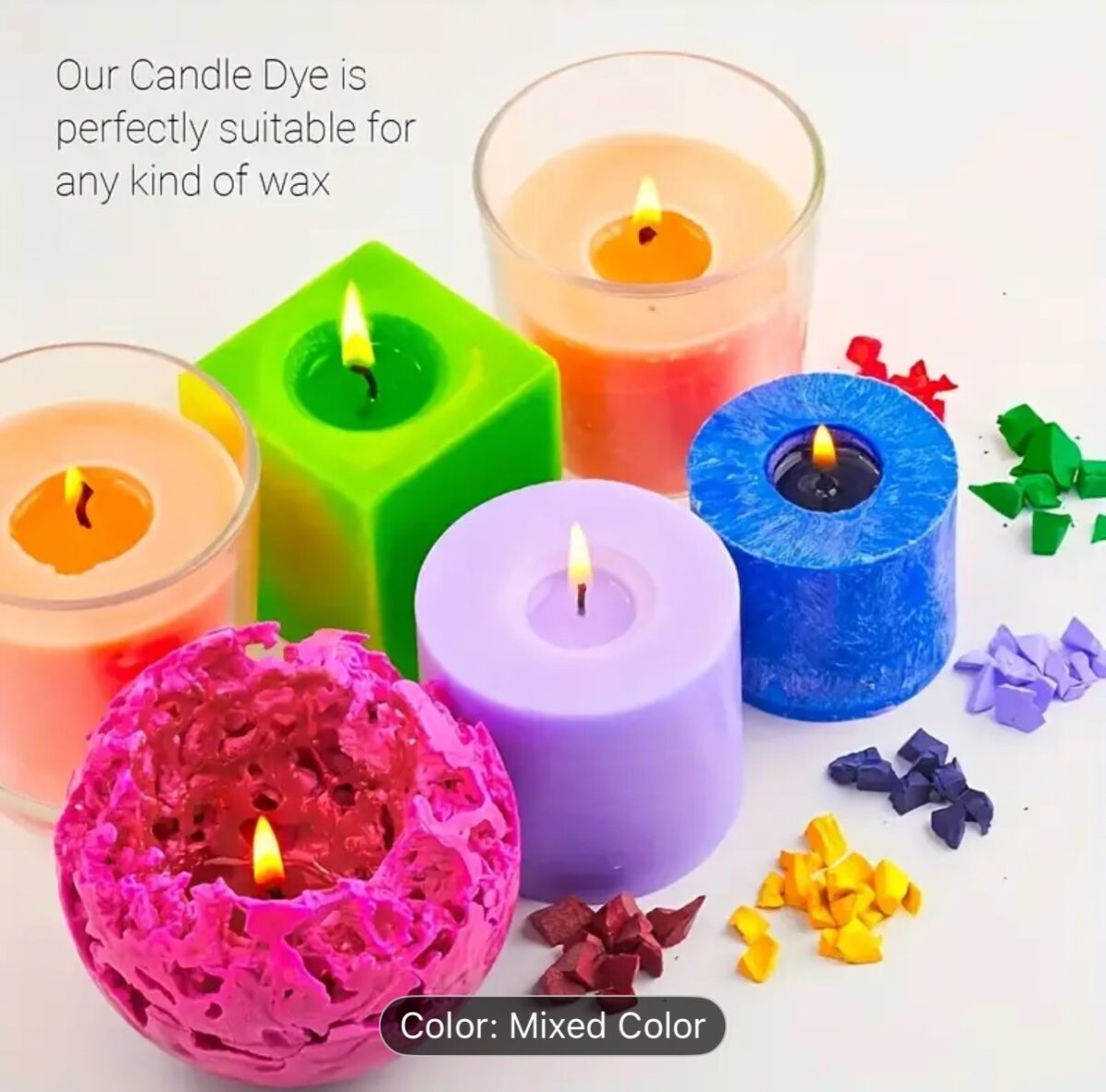 Premium Soap and Candle Pigment Color Set – 20 DIY Craft Colors (0.34oz) - Image 6