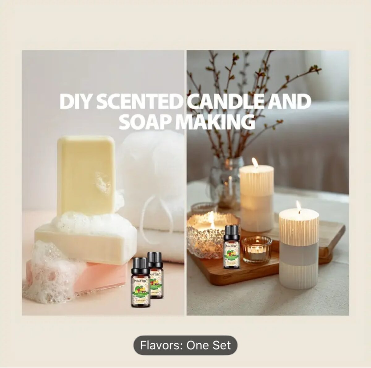 Premium Fruity Fragrance Oil Set – 10 Alcohol-Free Scents for Candles & Diffusers - Image 6