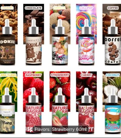 Irresistible strawberry essential oil 60ml with fruity scent for diffusers and candle making