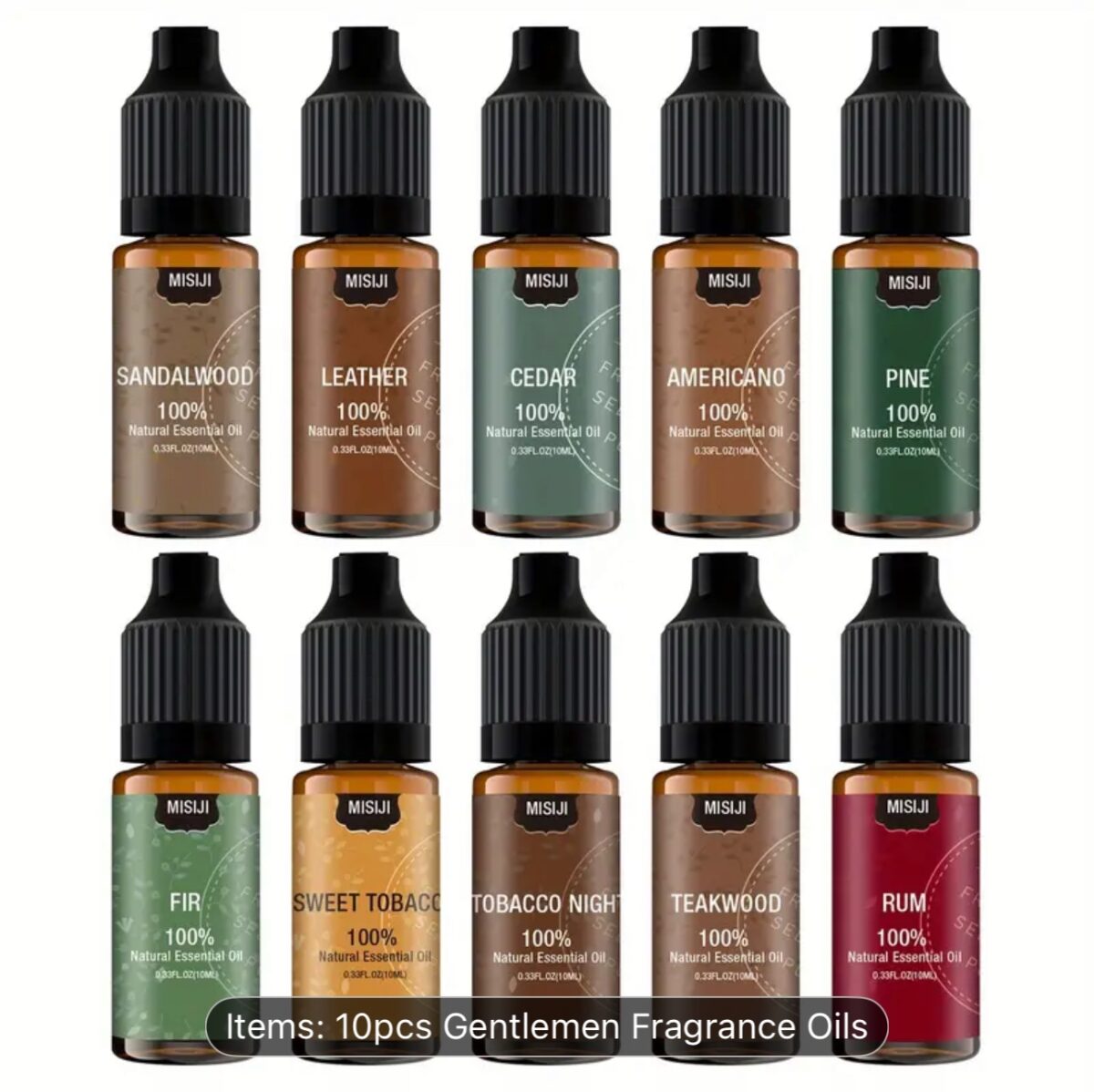 Bold Gentlemen Fragrance Oils Set – 10 Premium Scents for Candle & Soap Making - Image 2