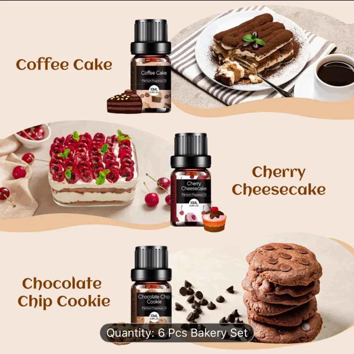 Irresistible Bakery Essential Oils Set – 6 Premium Fall & Holiday Fragrance Oils - Image 4